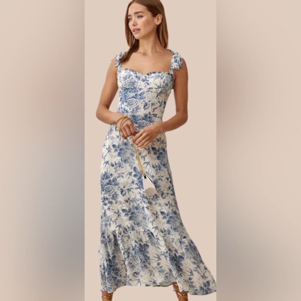 Reformation Nikita Dress in Pompadour